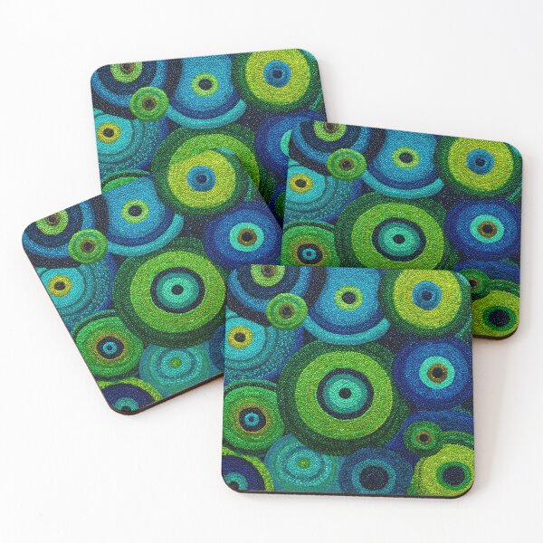 Item preview, Blue Green Concentric Harmony designed and sold by daila70.