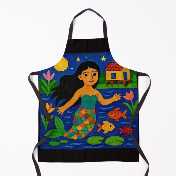 Item preview, Iara Brazilian Enchantress – Surreal Aquatic Fantasy Art #2 designed and sold by Helios Be. Lavsh.