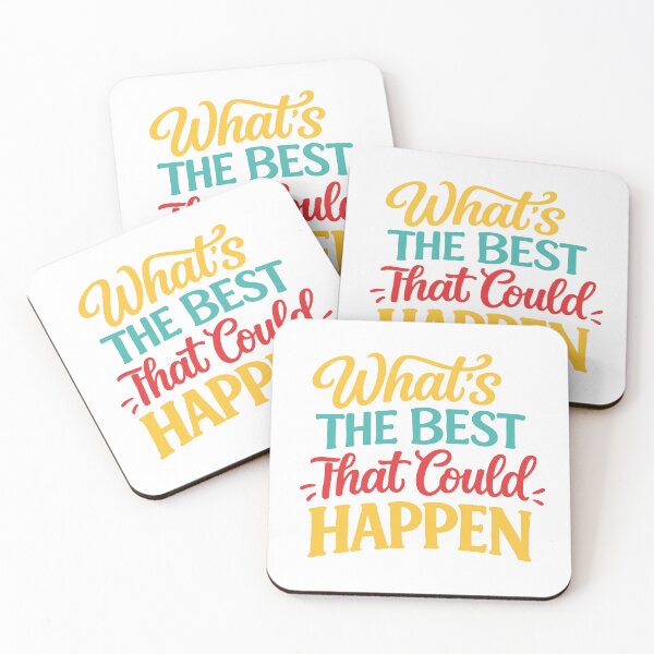 Item preview, Positive Thinking Quote - What's The Best That Could Happen Wall Art, Growth Mindset Poster, Positive Reframing Quote, Optimism Wall Art, Mental Health Design, Therapist Office Decor designed and sold by Apotheosis by Irie Meraki.