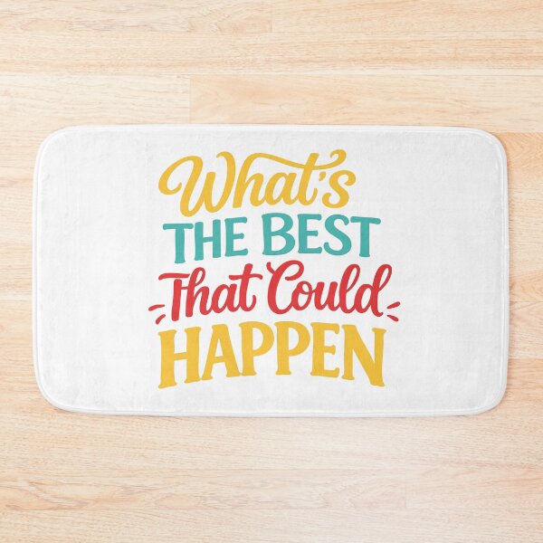 Item preview, Positive Thinking Quote - What's The Best That Could Happen Wall Art, Growth Mindset Poster, Positive Reframing Quote, Optimism Wall Art, Mental Health Design, Therapist Office Decor designed and sold by Apotheosis by Irie Meraki.