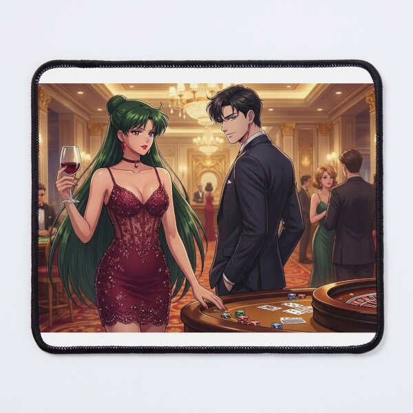 Item preview, Setsuna and Mamoru at the Casino designed and sold by Solace Sparkles.