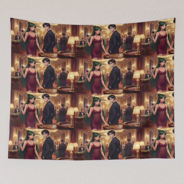 Item preview, Setsuna and Mamoru at the Casino designed and sold by Solace Sparkles.