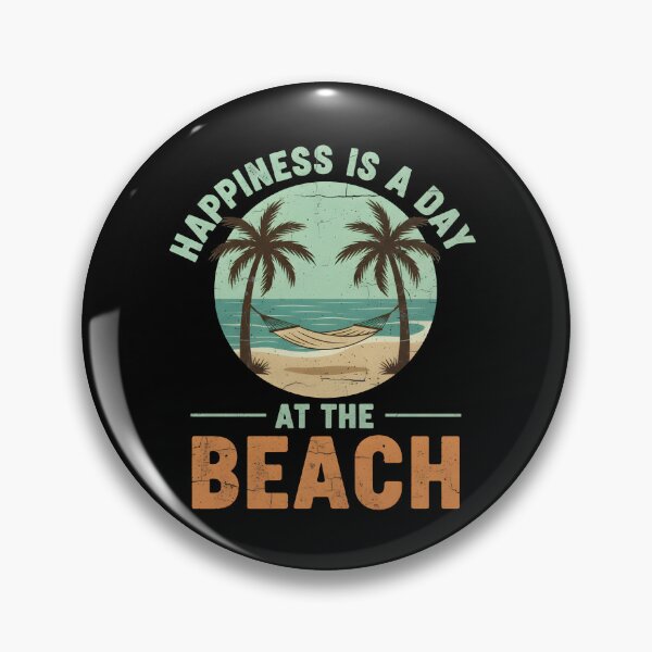 Item preview, Happiness Is A Day At The Beach T-Shirt designed and sold by FestivityFinds.