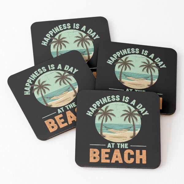 Item preview, Happiness Is A Day At The Beach T-Shirt designed and sold by FestivityFinds.