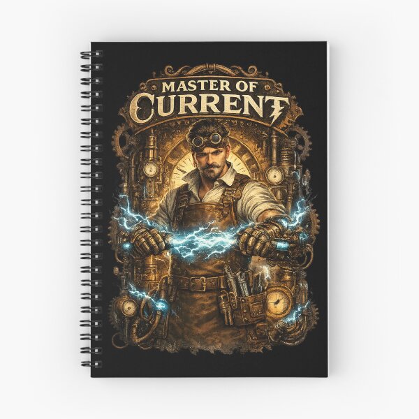 Item preview, Master of Current – Steampunk Electrician designed and sold by SidTastic .