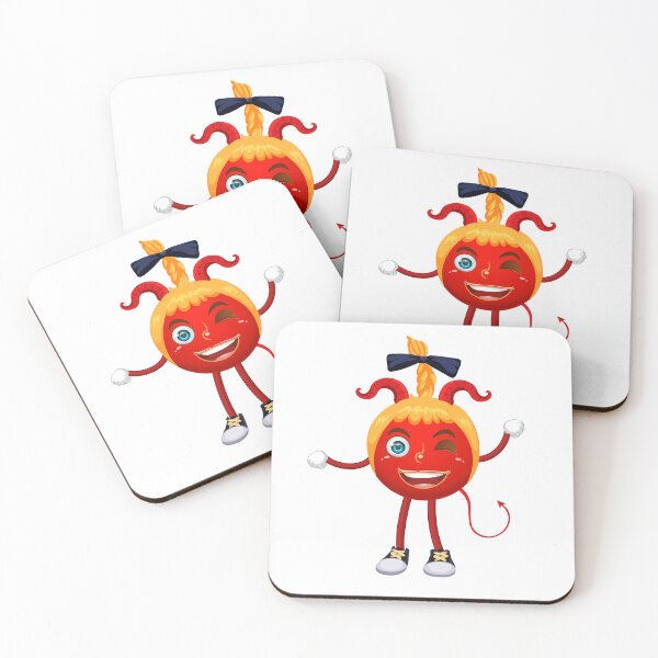 Item preview, Playful Devil Cartoon Character Sticker designed and sold by DesignbyAnnaM.