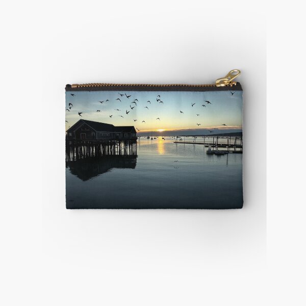 Item preview, Sunrise at Rockland Harbor with Seagulls designed and sold by christazuber.