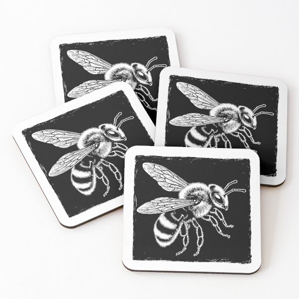 Item preview, Black and White Bee designed and sold by tonymagnerart.