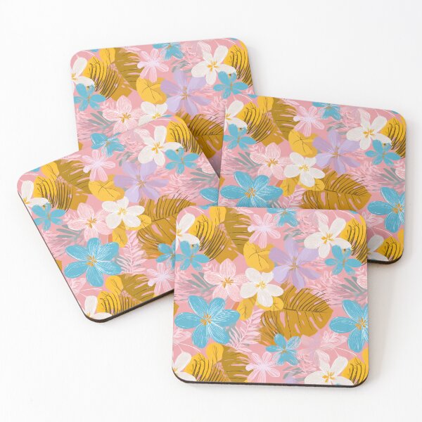 Item preview, Fragrant Tropical Floral  - Botanical Garden Pattern  - Wedding Anniversary Gifts designed and sold by RoyalStarsPatts.
