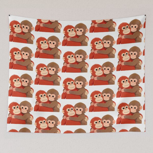 Item preview, PUNCH Monkey Heartfelt Primate Companion Hug designed and sold by zzz888.