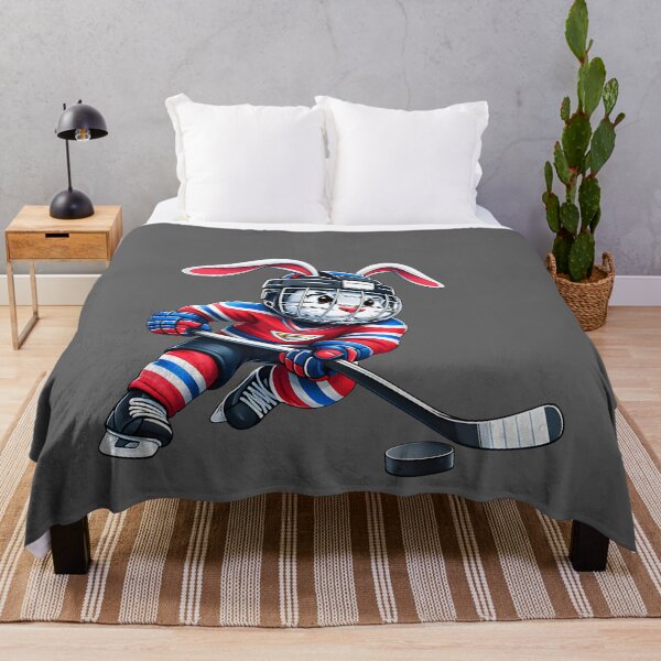 Item preview, Easter Bunny Ice Hockey Player Cute Rabbit Boys Kids Men designed and sold by KristineLi.