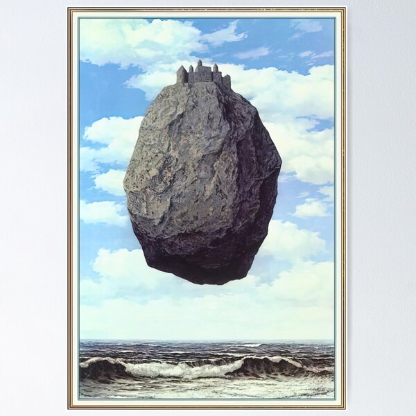 Item preview, René Magritte The Castle Of The Pyrenees 1959 designed and sold by melaartni.