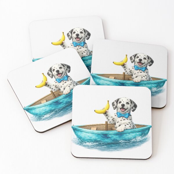 Item preview, Banana Captain Dalmatian designed and sold by annenambiro.