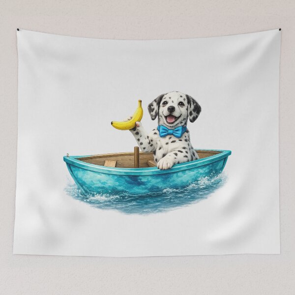 Item preview, Banana Captain Dalmatian designed and sold by annenambiro.