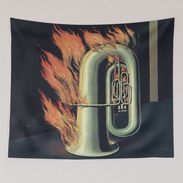 Item preview, René Magritte The Discovery Of Fire 1935 designed and sold by melaartni.