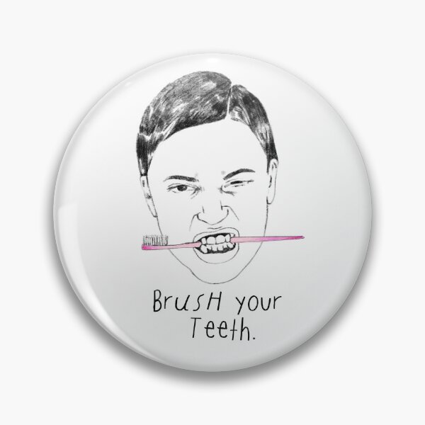Item preview, Brush Your Teeth - Snarky Girl Humor designed and sold by OddAna.Net.