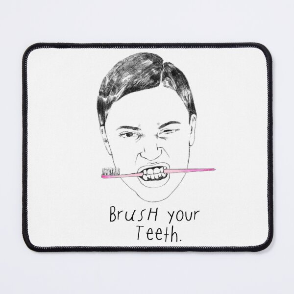 Item preview, Brush Your Teeth - Snarky Girl Humor designed and sold by OddAna.Net.