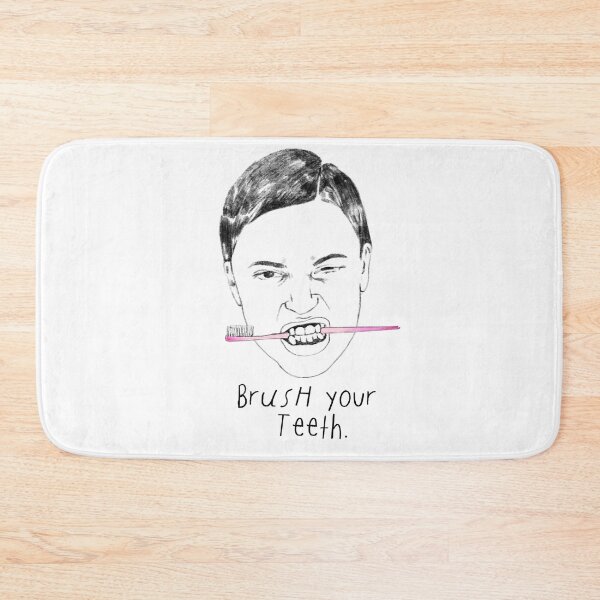 Item preview, Brush Your Teeth - Snarky Girl Humor designed and sold by OddAna.Net.
