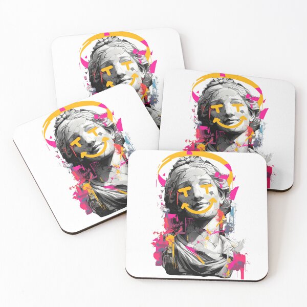 Item preview, Smiley Venus – Neon Graffiti Classical Statue Art designed and sold by YSiGn_.