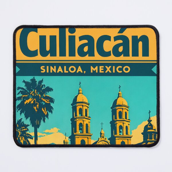 Item preview, Culiacan Sinaloa, Mexico Vintage Travel Tourism Art designed and sold by TravelersGems.