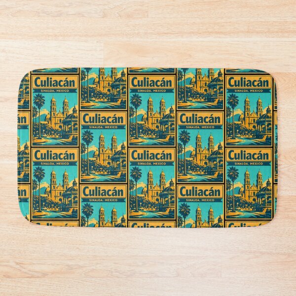 Item preview, Culiacan Sinaloa, Mexico Vintage Travel Tourism Art designed and sold by TravelersGems.