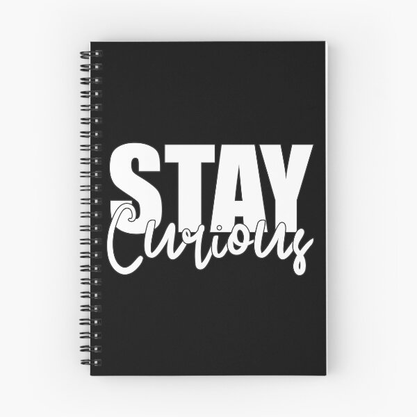 Item preview, Stay Curious - Modern Inspirational Mixed Script Typography designed and sold by Vision Crafted.
