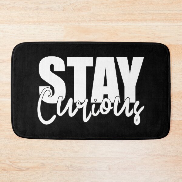 Item preview, Stay Curious - Modern Inspirational Mixed Script Typography designed and sold by Vision Crafted.