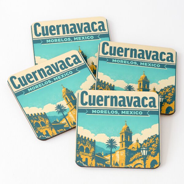 Item preview, Cuernavaca Morelos, Mexico Vintage Travel Tourism Art designed and sold by TravelersGems.