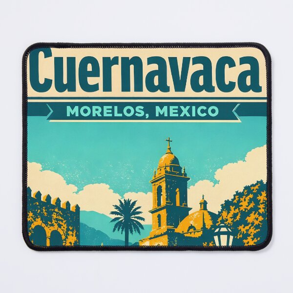 Item preview, Cuernavaca Morelos, Mexico Vintage Travel Tourism Art designed and sold by TravelersGems.