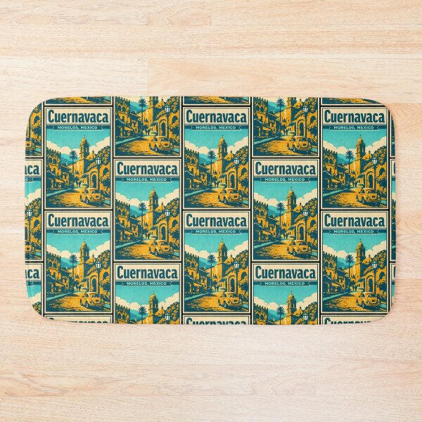 Item preview, Cuernavaca Morelos, Mexico Vintage Travel Tourism Art designed and sold by TravelersGems.
