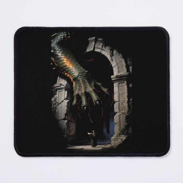 Item preview, Face The Dragon Hero's Journey Jungian Shadow Archetype Mythology Warrior Dark Fantasy Epic Poster designed and sold by TOTO GUYANA.