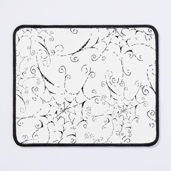 Item preview, Vintage Black and White Cobweb Swirls designed and sold by GreenxGreen.