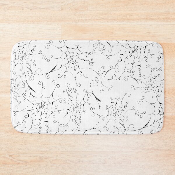 Item preview, Vintage Black and White Cobweb Swirls designed and sold by GreenxGreen.
