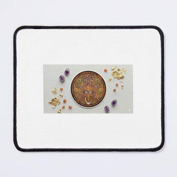Item preview, Athénée 32: Seven Chakra Awakening Golden Ganesha & Sacred Geometry Hamsa Mandala designed and sold by athenee32.
