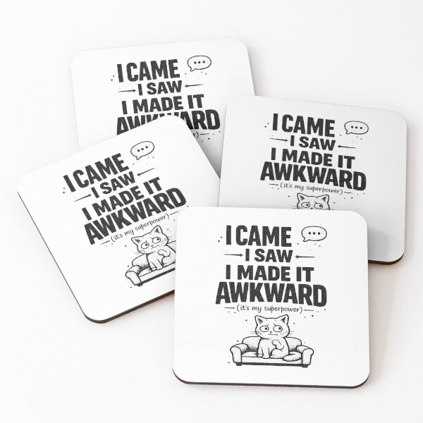 Item preview, I Came I Saw I Made It Awkward Funny Socially Awkward Introvert Humor designed and sold by Stikaro.