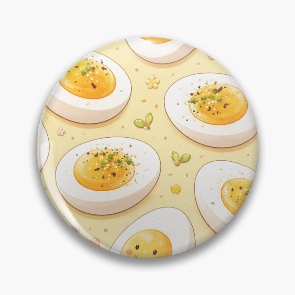 Item preview, Sunny Yellow Egg Pattern – Cute Minimal Food Art designed and sold by DrizzyV.
