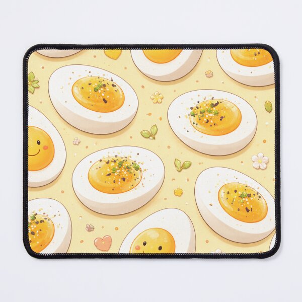Item preview, Sunny Yellow Egg Pattern – Cute Minimal Food Art designed and sold by DrizzyV.
