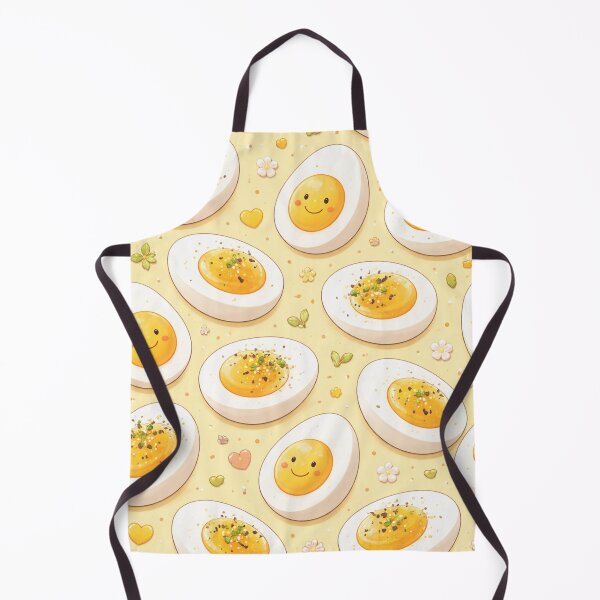 Item preview, Sunny Yellow Egg Pattern – Cute Minimal Food Art designed and sold by DrizzyV.