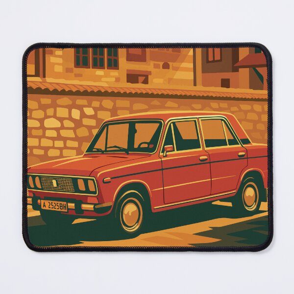 Item preview, Vintage Lada Parked on a Bulgarian Street designed and sold by darekkocurek.