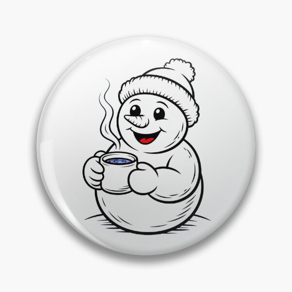Item preview, cozy snowman line art designed and sold by YounexxART.