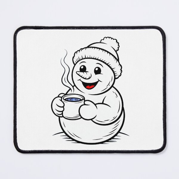 Item preview, cozy snowman line art designed and sold by YounexxART.