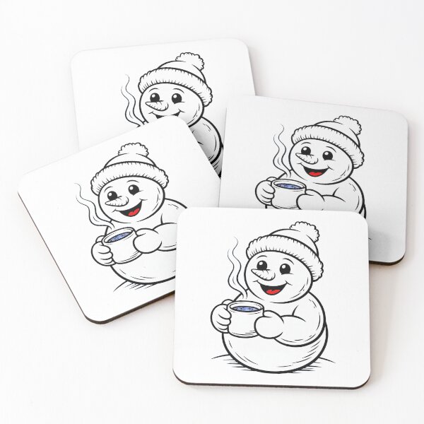 Item preview, cozy snowman line art designed and sold by YounexxART.
