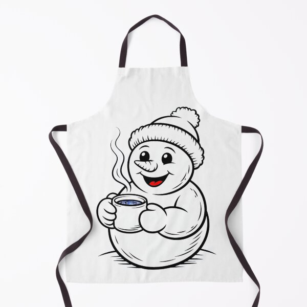 Item preview, cozy snowman line art designed and sold by YounexxART.