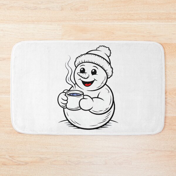 Item preview, cozy snowman line art designed and sold by YounexxART.