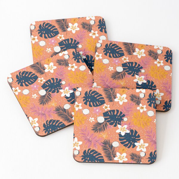 Item preview, Charming Tropical Flower Print  - Flower Garden Pattern  - Anniversary Gift Ideas designed and sold by RoyalStarsPatts.