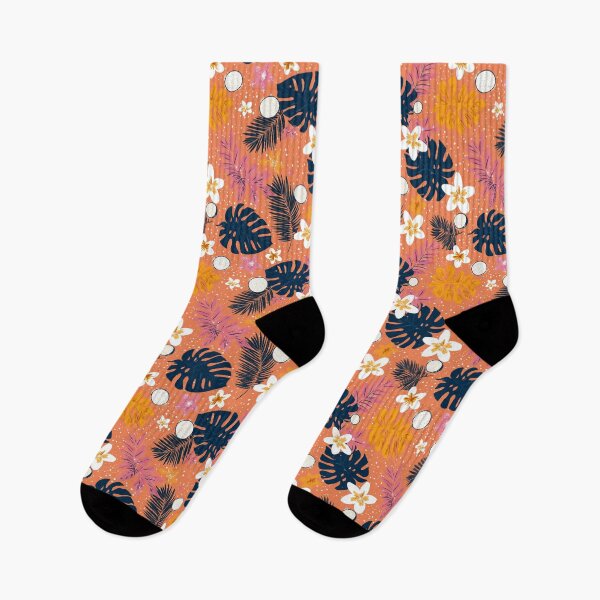 Item preview, Charming Tropical Flower Print  - Flower Garden Pattern  - Anniversary Gift Ideas designed and sold by RoyalStarsPatts.