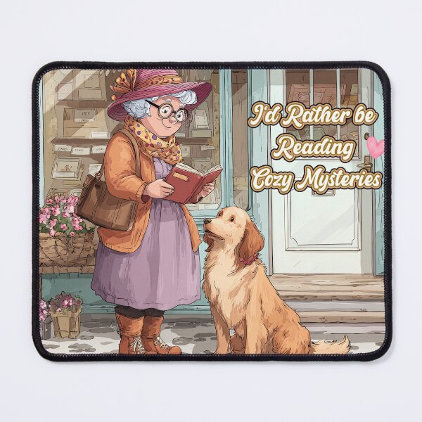 Item preview, I'd Rather be Reading Cozy Mysteries designed and sold by SuitcaseDet.