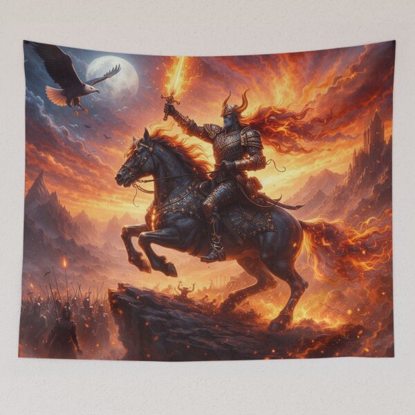 Item preview, Flamebound Night Rider designed and sold by ellistnamstim.