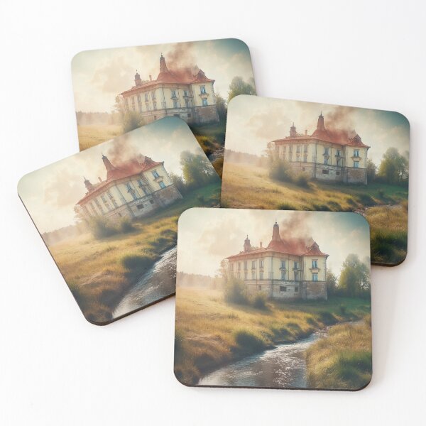 Item preview, The Manor Beneath the Amber Sky designed and sold by KilianSzmid.
