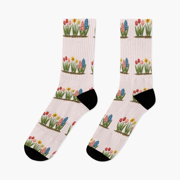 Item preview, Colorful Spring Garden Floral Illustration designed and sold by t-patterns.